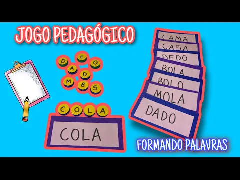 Download MP3 Jogo Pedagógico | Formando Palavras | Alfabetização