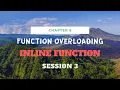 CHAPTER 8 S3 INLINE FUNCTIONS FUNCTION OVERLOADING