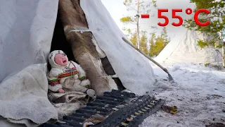 Survival in the Forest Far From Civilization: A Day with Nomads