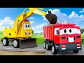 Lagu Dump Truck Accident | Excavators And Dump Trucks To Rebuild Roads | Toy City Construction