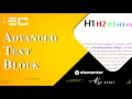 Advanced Text Block Element Tutorial Elementor Widget