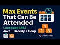 Maximum Number of Events That Can Be Attended Leetcode 1353 Java Greedy Heap Explained