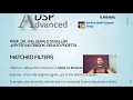 ADSP - 13 Matched Filters