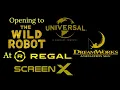 Opening to The Wild Robot 2024 Regal ScreenX Cinemas