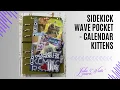 Elizabeth Craft Designs Sidekick Wave Pocket - Calendar Kittens