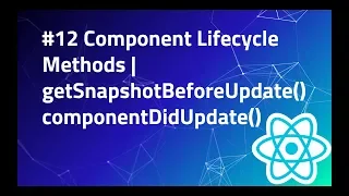 getSnapShotBeforeUpdate in React componentDidUpdate Component Lifecycle React Tutorial