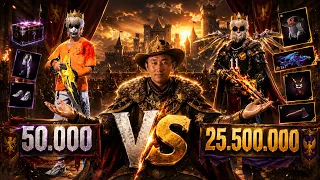 REVIEW AKUN FF 50RB VS 25 JUTA GOKIL AMAT YG 50RB WEY!