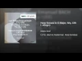Harp Sonata in G Major, Wq. 139: I. Allegro