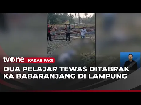 Minibus Ditabrak Kereta Babaranjang di Lampung Utara, Dua Pelajar SMA Tewas,