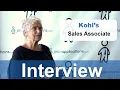 Kohl s Interview - Sales Associate