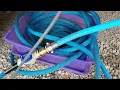 RV Hook Up Fresh Water REVIEW of GORILLA EASY CONNECT Garden Hose Quick Connect Fittings