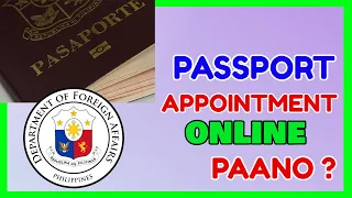 Passport Online Appointment Paano mag Book sa DFA