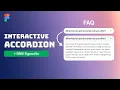 FULLY INTERACTIVE ACCORDION in Figma FAQ Figma Figma Tutorial for Beginners