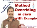 Overriding in Java Method overriding in Java Method Overriding in Java with Example