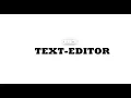 Create Text editor using javascript