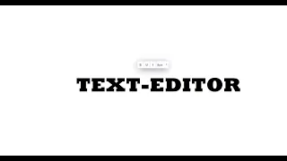 Create Text editor using javascript