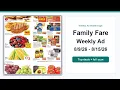 Family Fare Weekly Ad 26 - 26 Top Deals