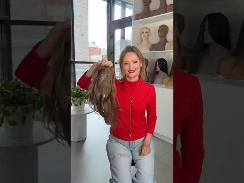 Загущение и удлинённое волос с помощью глубокой накладки! Накладка из натуральных тонких волос