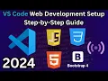 How to setup VS Code for Web Development in windows 2024 Guide For Beginners HTML CSS JS