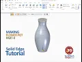 Making Flower Pot Part-2 CAD - Solid Edge Tutorial