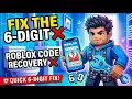 Roblox Password Reset Not Sending Email 2026 Roblox 6 Digit Verification Code Not Sending