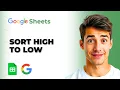 How To Sort From Highest To Lowest In Google Sheets Easiest Way 2026 Guide
