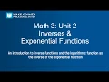 Math 3 Unit 2 Overview