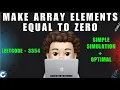 Make Array Elements Equal to Zero Brute Force Optimal Detailed Dry Runs Leetcode 3354 MIK