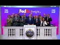 FedEx Freight Holding Company Inc NYSE FDXF Rings The Opening Bell