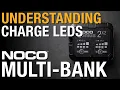 Understanding the Charge LEDs on NOCO Genius Multi-Bank