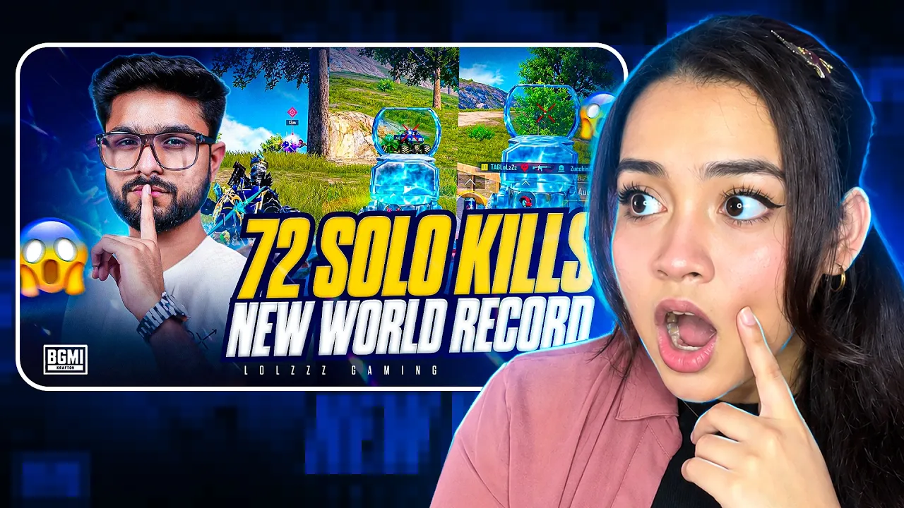 72 KILLS BY LOLZZ GAMING NEW RECORD | LATIFA GAMING REACTS TO LOLZZ GAMING @LoLzZzGaming