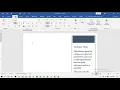 How to INSERT TEXTBOX in Ms Word