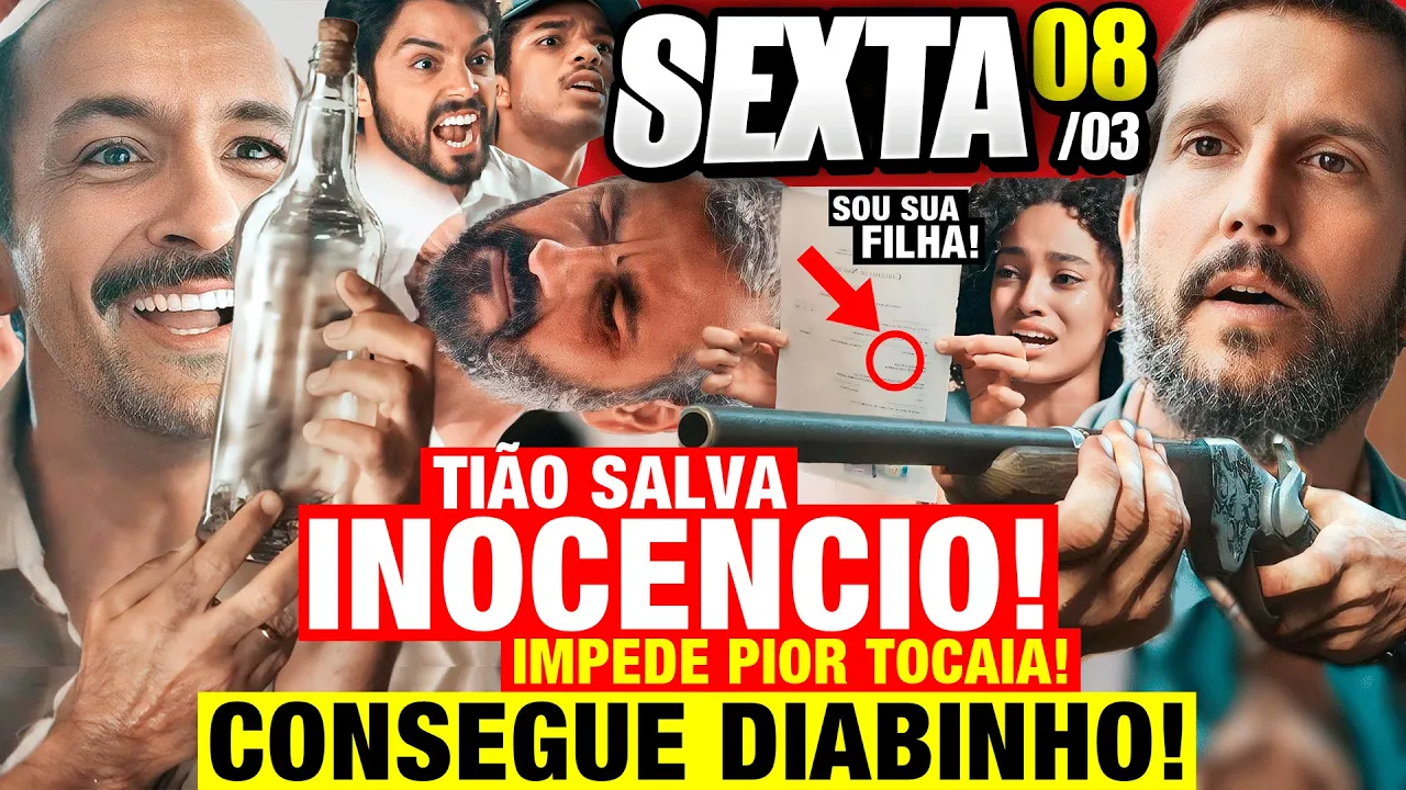RENASCER - Capítulo de hoje 08/03 SEXTA - Resumo Completo da Novela Renascer Hoje 08/03/24