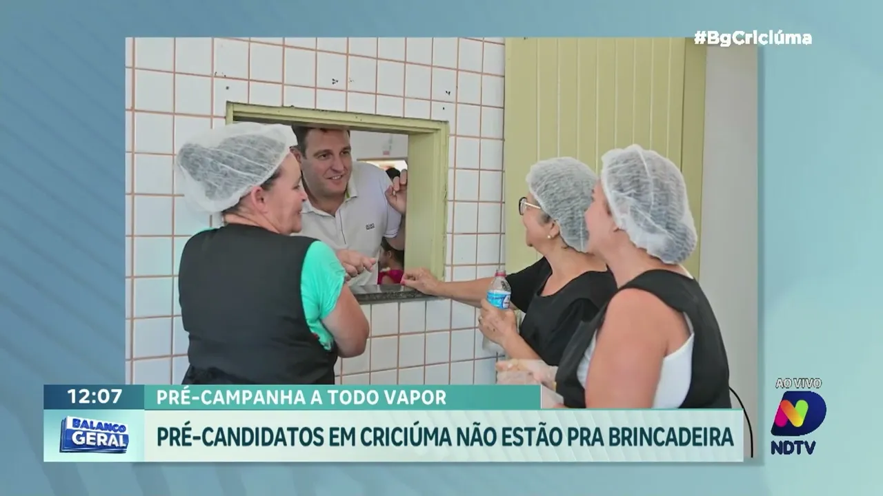 Pré-campanha: Candidatos à Prefeitura circulam pelas comunidades de Criciúma