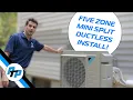 Five Zone Daikin Ductless Mini Split Installation Walk Through