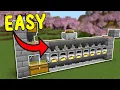 The EASIEST SUPER SMELTER In Minecraft Bedrock 1 21