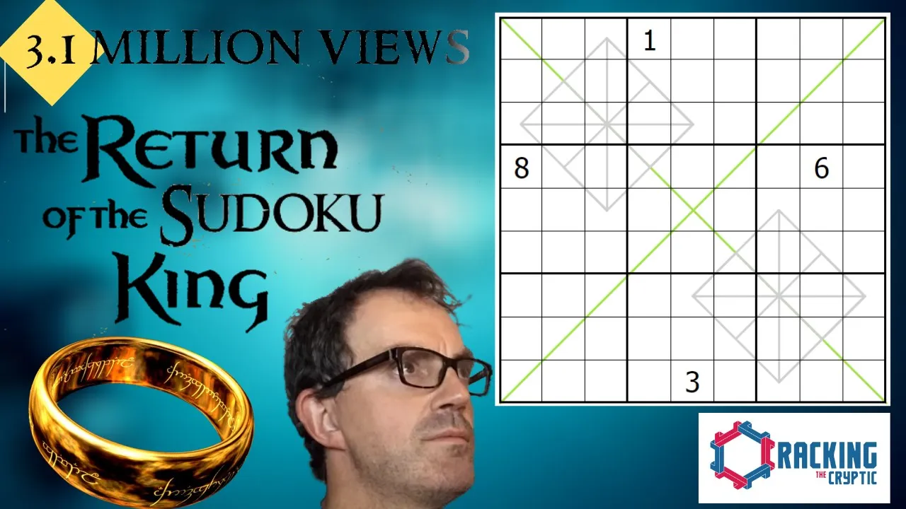 3.1 Million Views.  The Return Of The (Sudoku) King