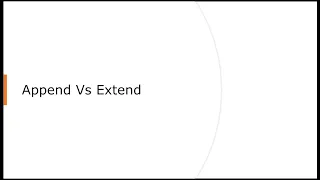 Python Lists Tutorial No 4 Append Vs Extend the List in Python