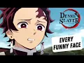 EVERY TANJIRO FUNNY FACE Season 1
