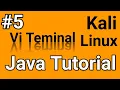 Kali Linux Java programming Without text editor