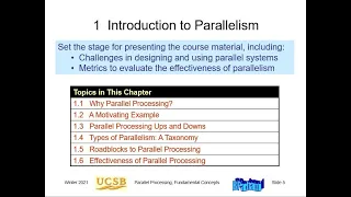 UCSB ECE 254B Lecture 01 Introduction to Parallel Processing
