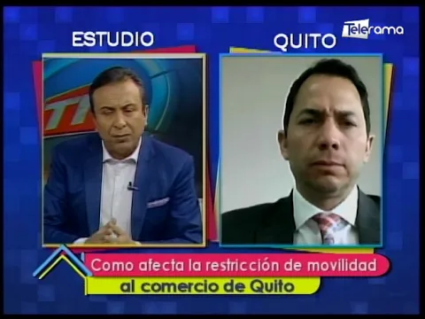 Como afecta la restricción de movilidad al comercio de Quito