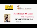 JavaScript 2D Game Development Java Institute Heaven Fernando