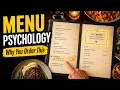 How Restaurant Menus Influence What You Order