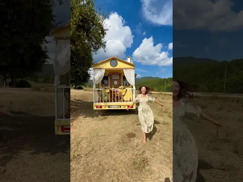 Our little cottage on wheels ππ€#cottage #tinyhomeonwheels #vantour