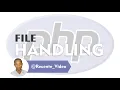 PHP File Handling Basics fopen fwrite fread and fclose