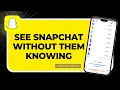 How to Half-Swipe on Snapchat 2026 Ghost Reading Guide