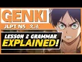 Complete Genki Lesson 2 Grammar -