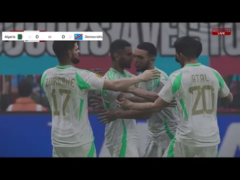 Video Thumbnail: الجزائر و الكونغو الديمقراطية | لعبة محاكاة مباراة اليوم | LIVE Pes 21