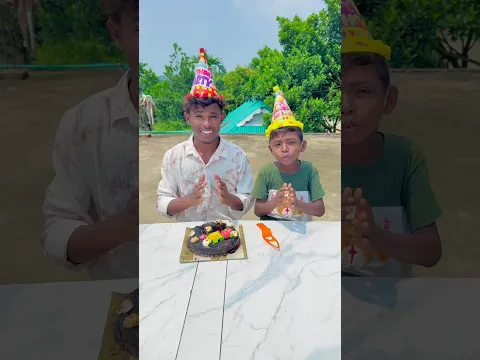 Happy Birthday Fun With Raju & Brother! 🤩🎉 #shorts #funny #rajurvideo #comedy